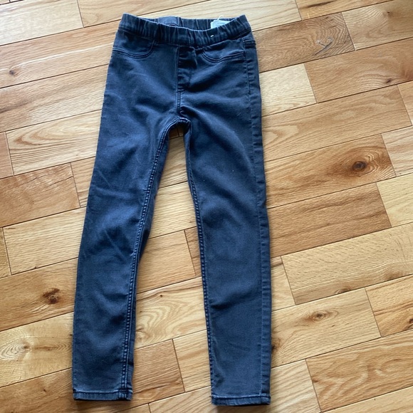 H&M Kids - Black Jean Leggings (Size 6) - Picture 1 of 2